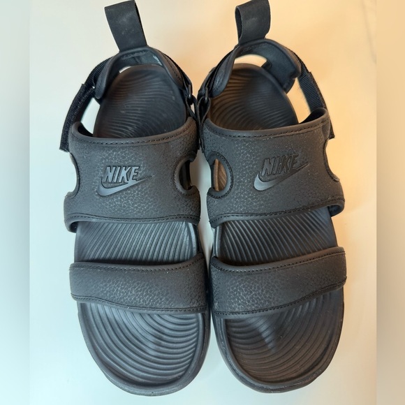 Nike OWAYSIS Women’s 8M Triple Black CK9283-001 Multi Back Strap Slides Sandals - Picture 10 of 16